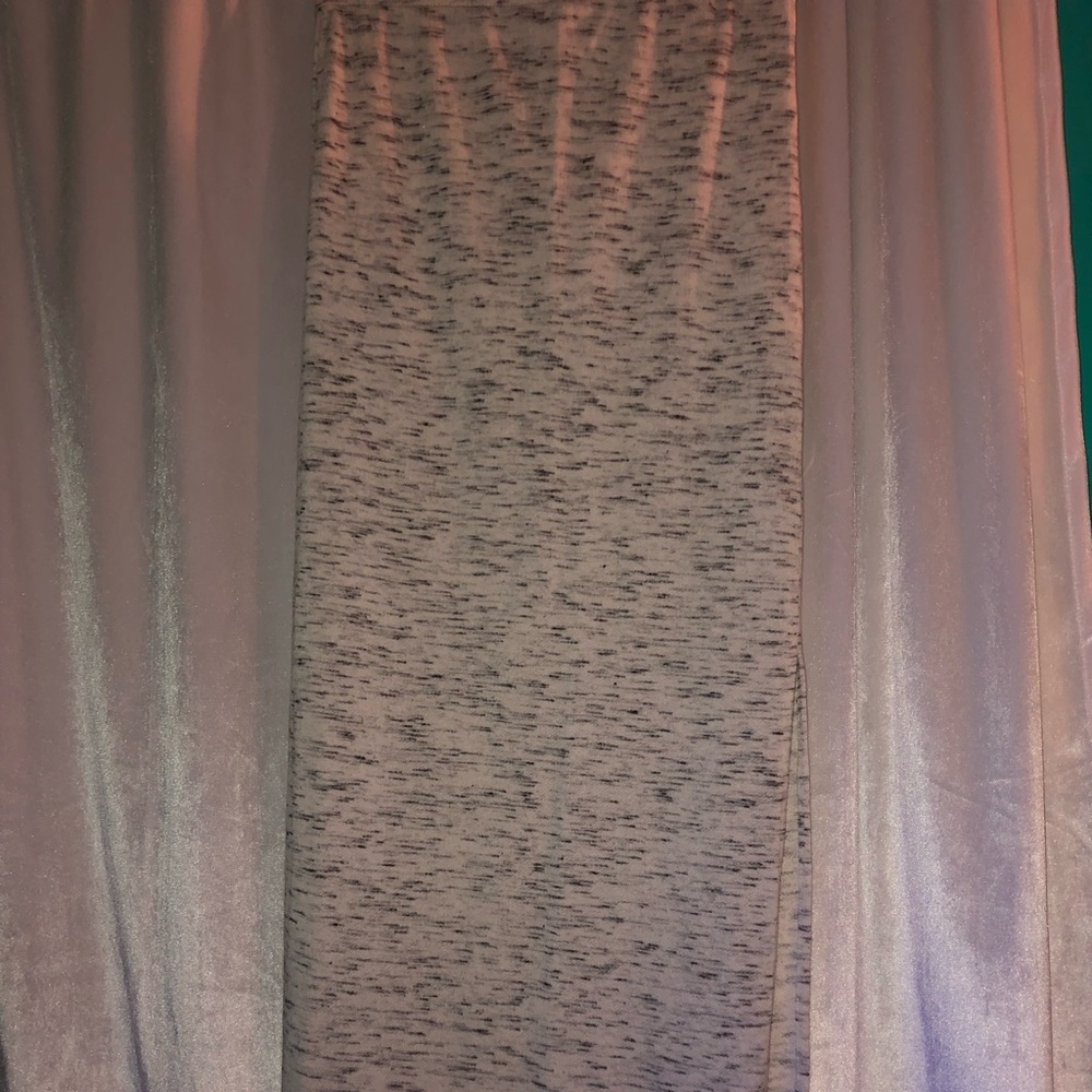Pattern maxi skirt